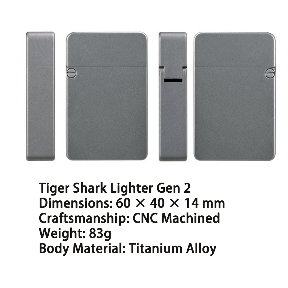 Titanium Alloy Trench Lighter  - огляд і ціна Fire Starting Kit