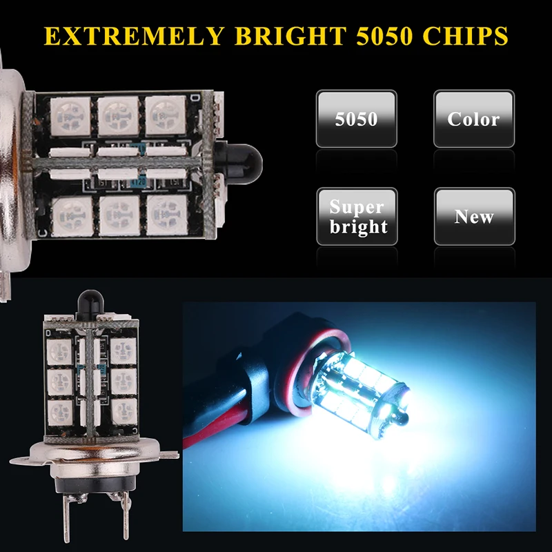 2pcs 881 LED RGB 5050 Chip 880 - огляд і ціна Sos Light Strobe