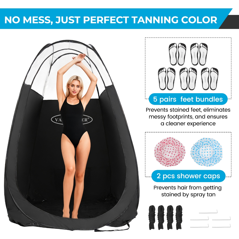 Black Spray Tanning Tent Porta - огляд і ціна Emergency Mylar Tent