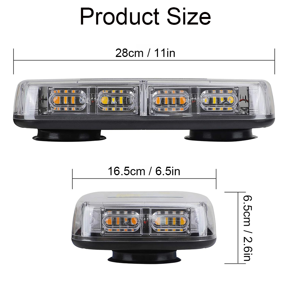 48 LED Amber Car Roof Strobe L - огляд і ціна Sos Light Strobe