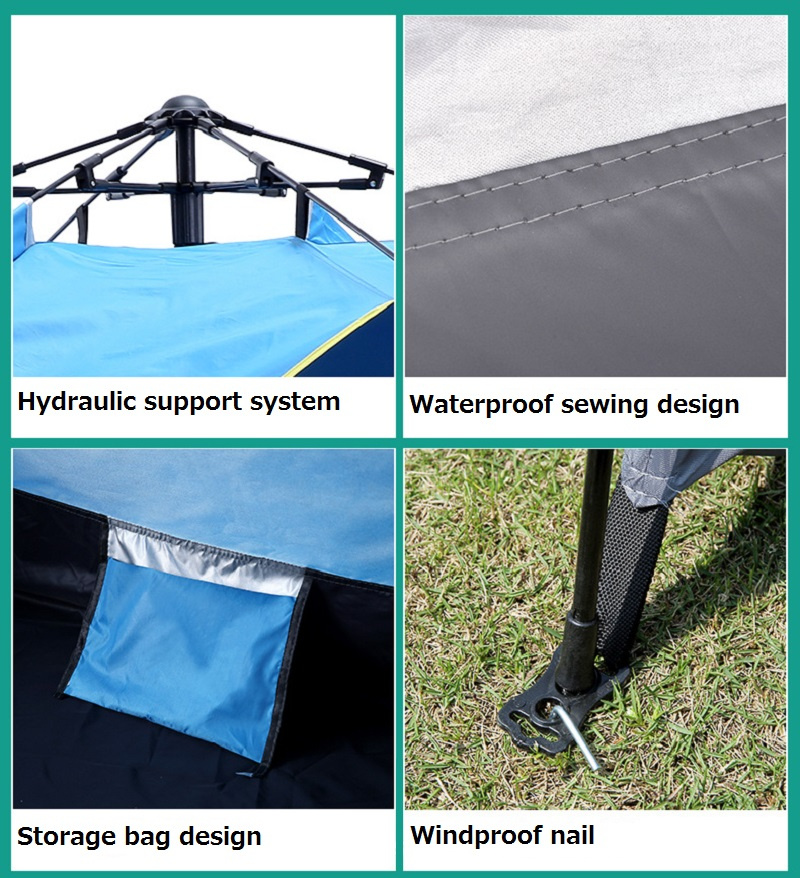 1-2/3-4 Person Fully Automatic - огляд і ціна Emergency Mylar Tent