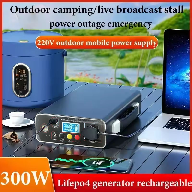 Portable Power Plant 300W 220V - огляд і ціна Solar Emergency Charger