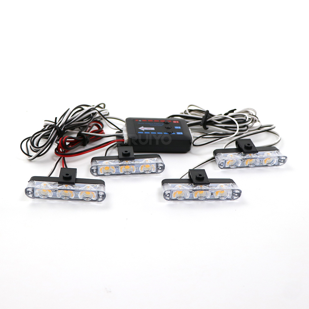 4x 3 LED Grill Car LED Strobe  - огляд і ціна Sos Light Strobe
